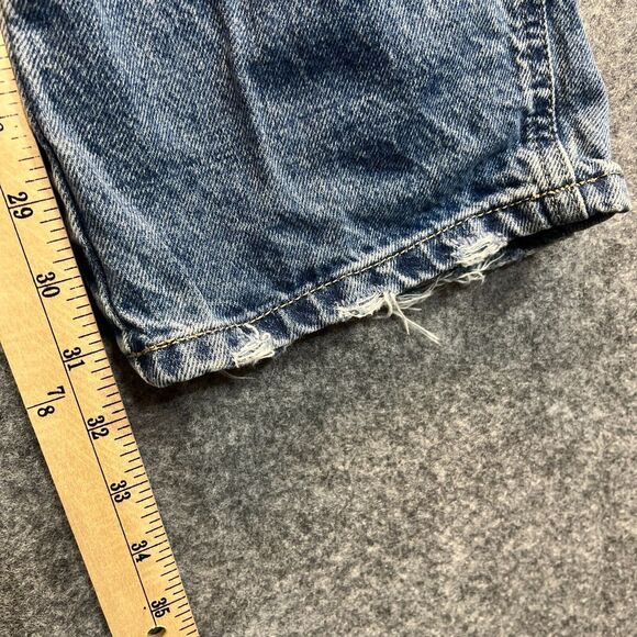 BDG‎ Jeans Women's 25 Carpenter Blue Straight Leg High Rise Denim Jeans Pants - Picture 7 of 14